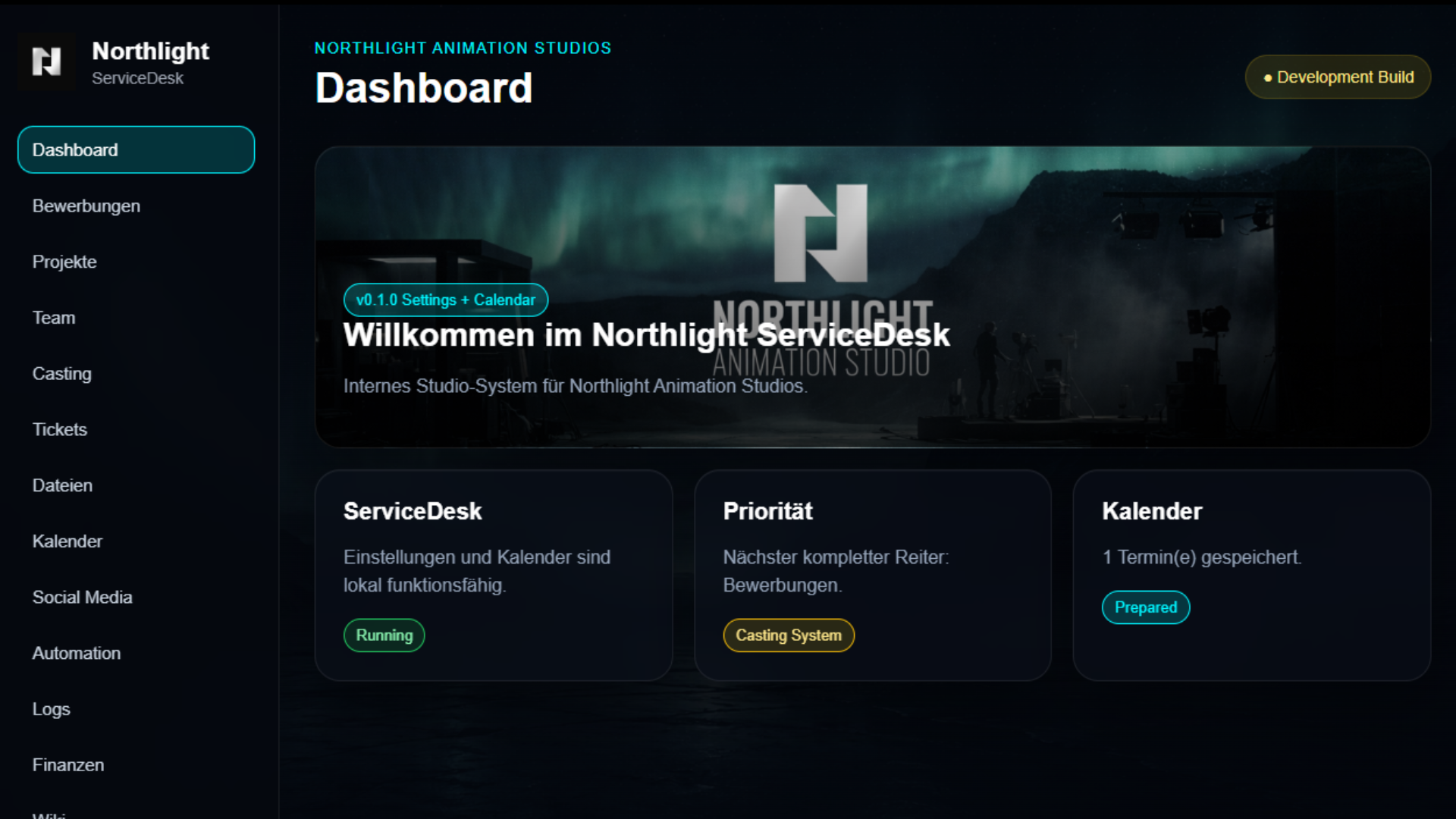 Northlight Service Desk App Vorschau